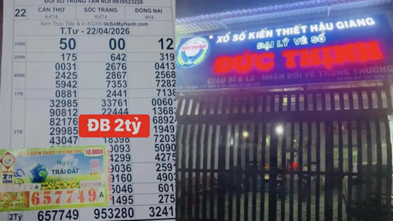 5 người trong gia đình trúng độc đắc xổ số miền Nam đi đổi thưởng trong đêm