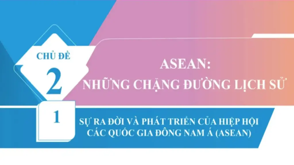 Bí quyết ôn thi tốt nghiệp THPT đạt điểm cao: Những chặng đường lịch sử của ASEAN