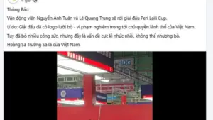 BTC giải Trung Quốc dùng bản đồ có ‘đường lưỡi bò’, Peri Team Vietnam lên tiếng: Đây là vấn đề nhức nhối