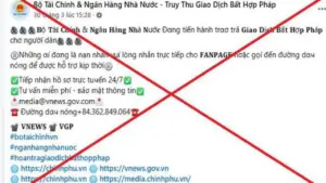 Cảnh báo thủ đoạn giả mạo trang facebook Bộ Tài chính để lừa đảo