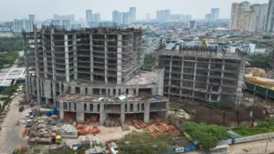 Cảnh bỏ hoang tại dự án Usilk City vừa bị chuyển công an điều tra