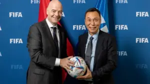 Chủ tịch VFF Trần Quốc Tuấn cùng 2 lãnh đạo khác tham dự Đại hội FIFA