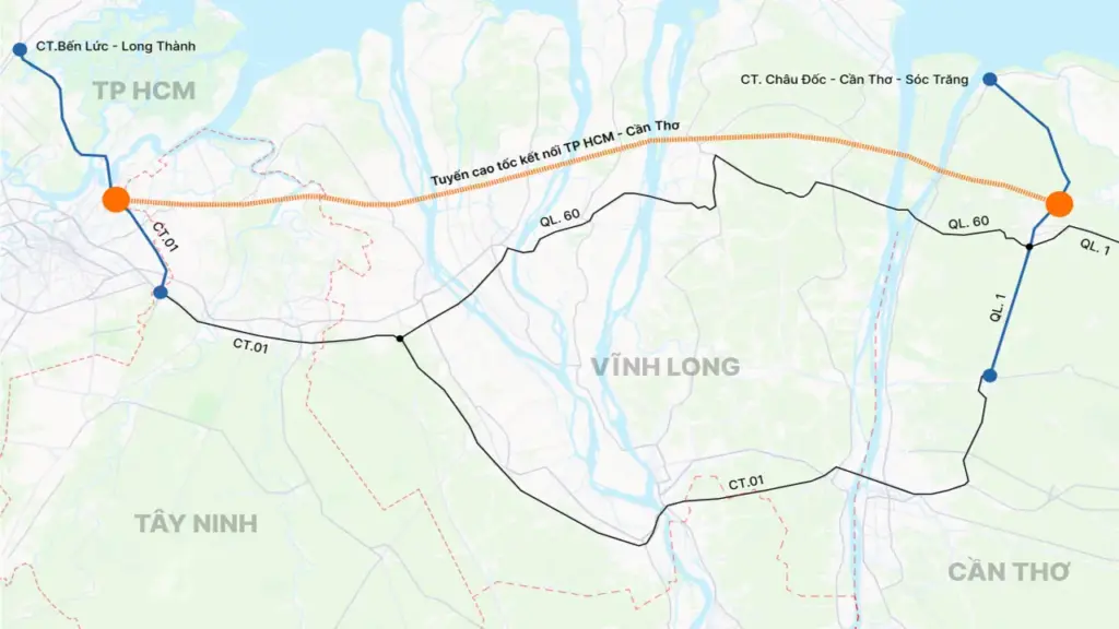 Đề xuất làm cao tốc ven biển nối TP HCM – Cần Thơ