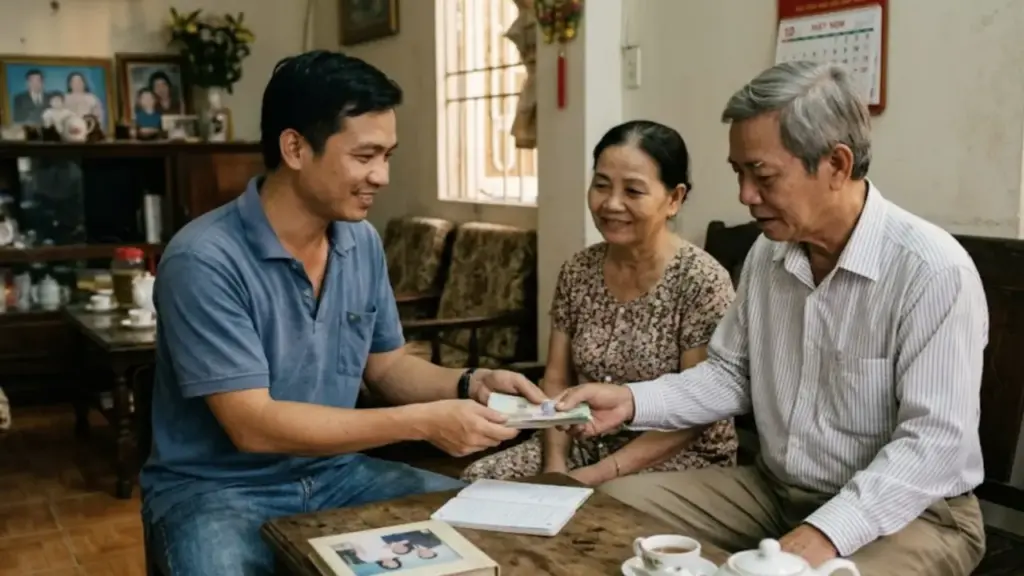 Đi làm rồi vẫn sống chung và không trả tiền nhà tháng 5 triệu đồng cho bố mẹ