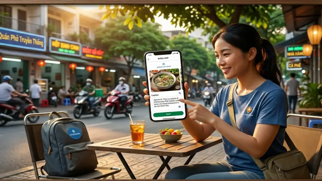 Google Maps tích hợp Gemini, tự động tạo mô tả ảnh cho người dùng