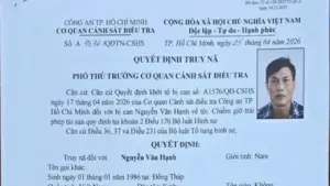 Không trả lại 495 triệu đồng chuyển khoản nhầm, người đàn ông bị truy nã