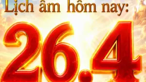 Lịch âm hôm nay mùng 10 tháng 3: Ngày 26.4 là ngày gì?
