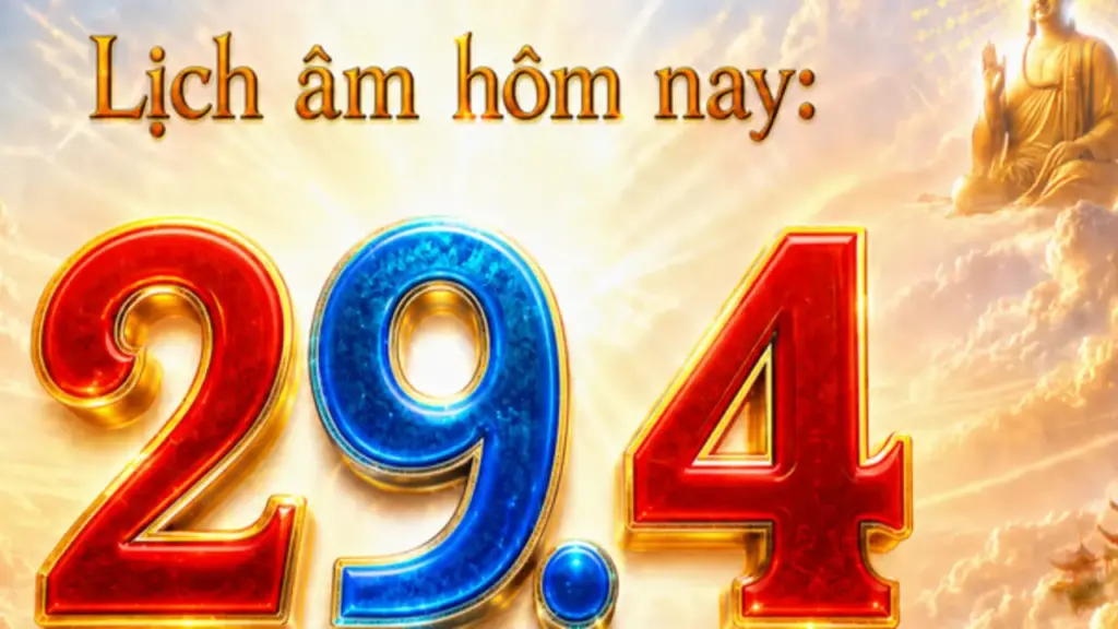 Lịch âm hôm nay: Ngày 29.4 là ngày gì đặc biệt mà người Việt quan tâm?