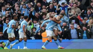 Man City thắng Arsenal, sáng cửa vô địch Ngoại hạng Anh