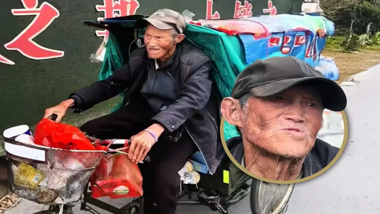 Mất cả gia đình, cụ ông 90 tuổi đạp xe 30 năm đi tìm bình yên