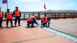 Nga và Triều Tiên hợp long cầu đường bộ đầu tiên nối liền hai nước