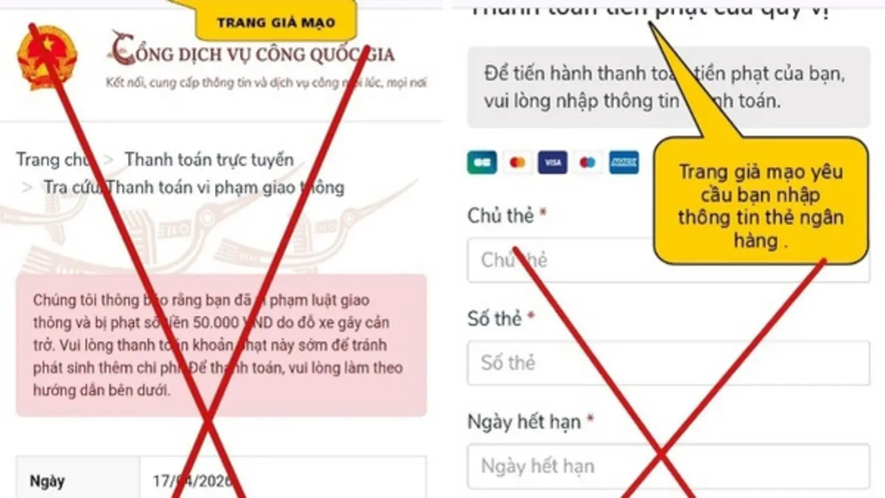 Nhận được tin nhắn "phạt nguội" này, người dân cảnh giác kẻo mất tiền