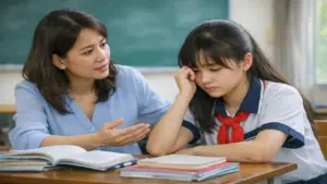 Nữ sinh rơi ở lầu 3 trường học: Hỗ trợ khẩn cấp với học sinh chứng kiến