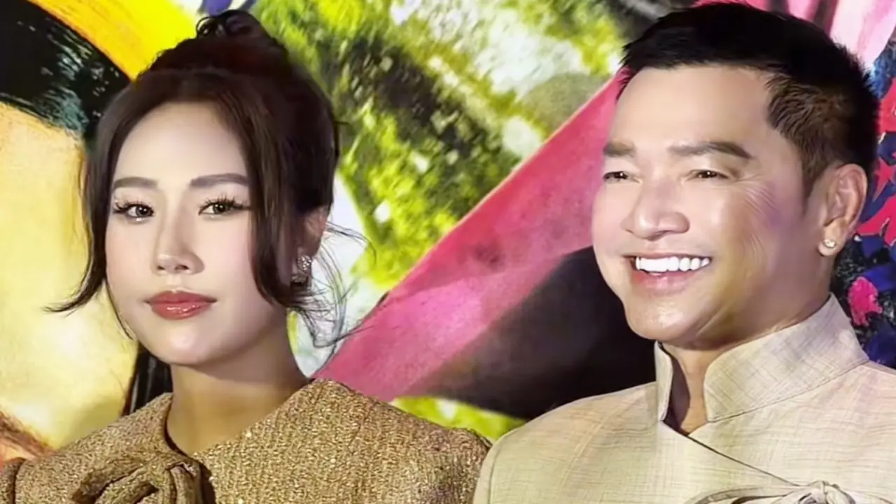 Quang Minh đưa bạn gái kém 37 tuổi lên thảm đỏ cùng dàn sao