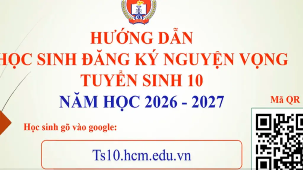 Sở GD-ĐT TP.HCM hướng dẫn đăng ký nguyện vọng lớp 10 chính xác