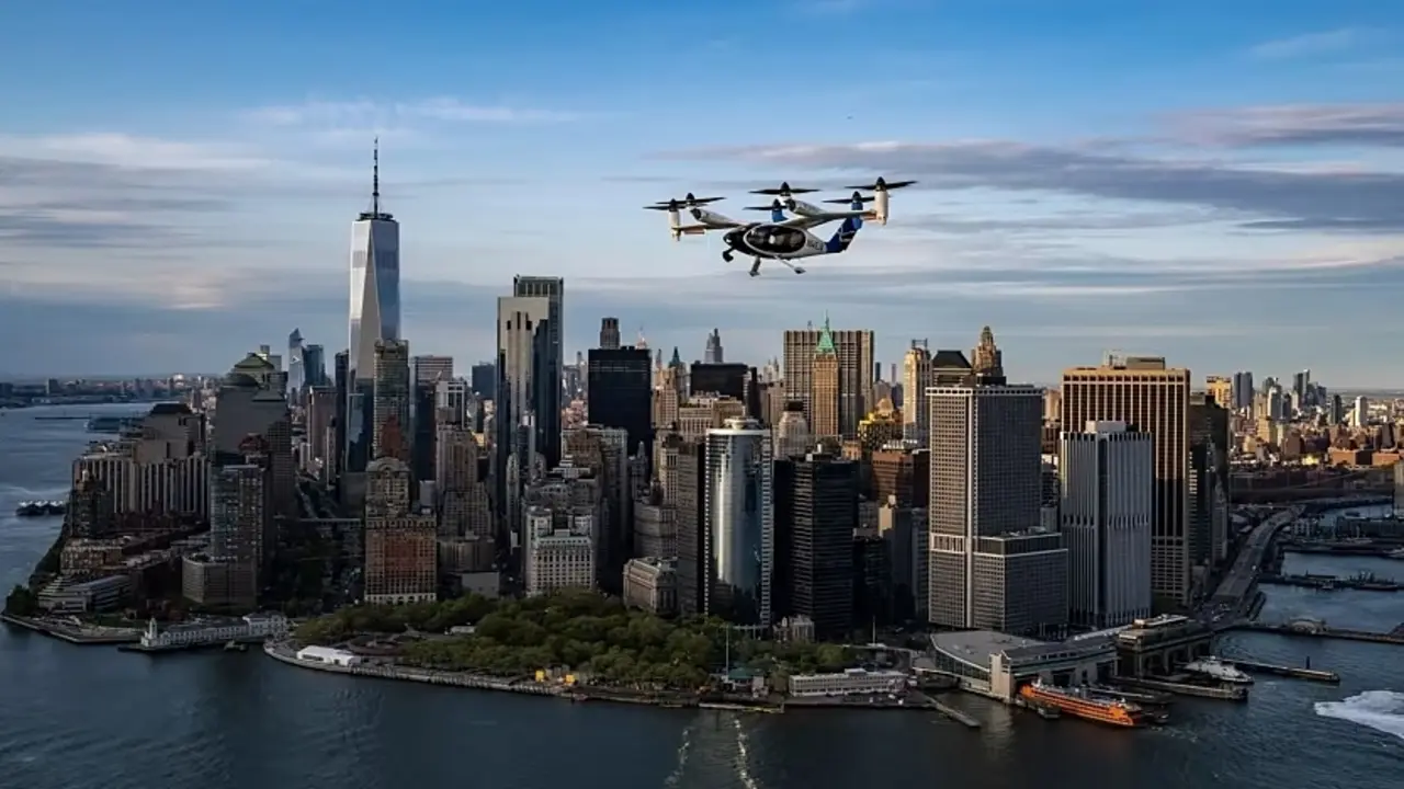 Taxi bay điện lần đầu cất cánh tại New York