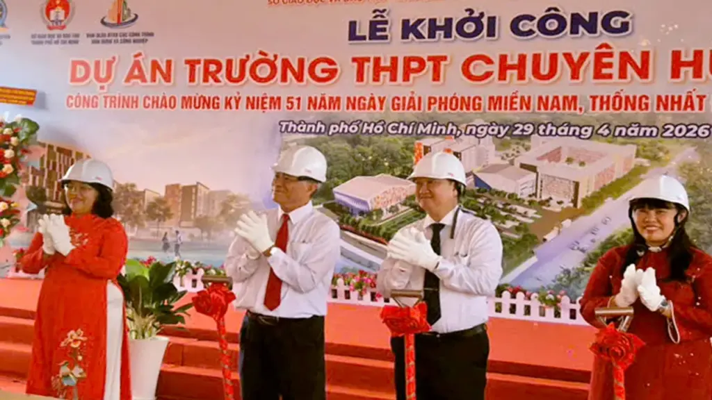 TP.HCM khởi công xây dựng trường THPT chuyên ở khu đất mới