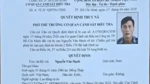 Truy nã nghi phạm chiếm giữ gần 500 triệu đồng do chuyển nhầm tiền