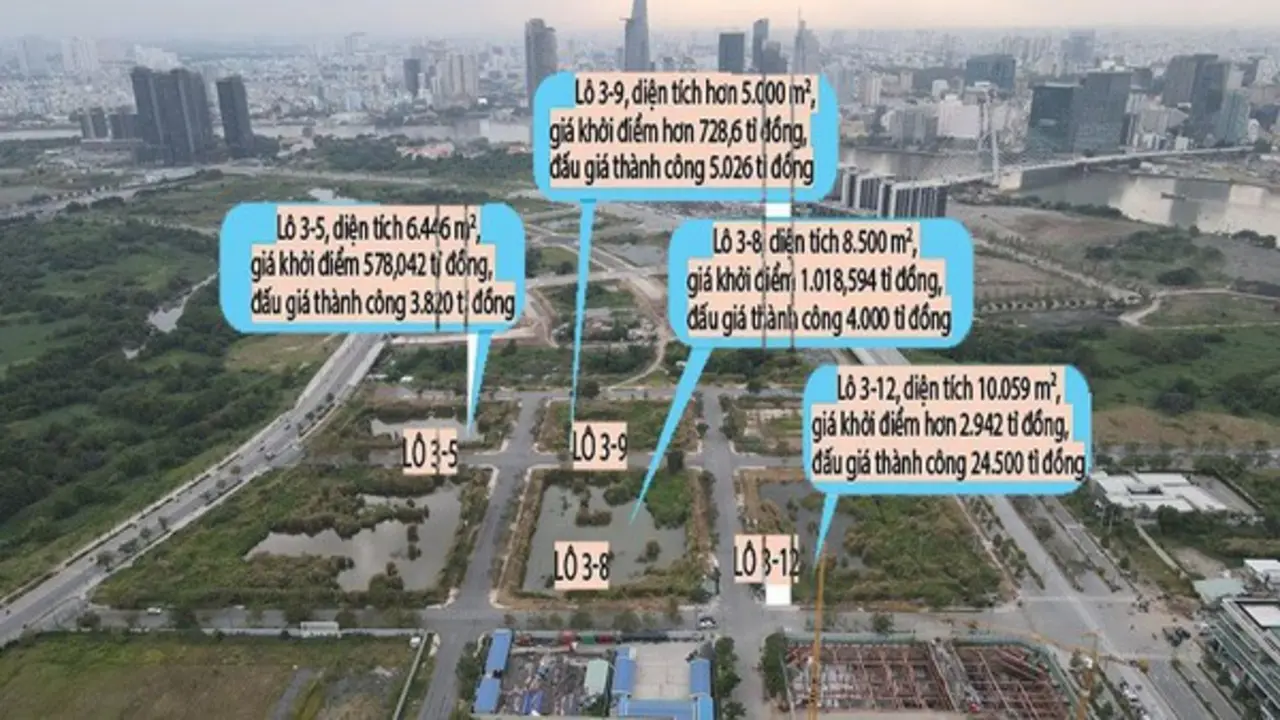 Từ nay đến năm 2030 TP.HCM sẽ thu hơn 617.000 tỉ đồng từ đất