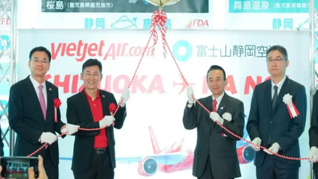 Vietjet khai trương đường bay thẳng Hà Nội - Shizuoka, quê hương núi Phú Sĩ