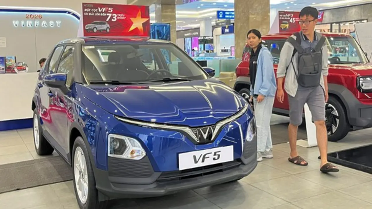 VinFast chiếm gần nửa thị phần xe SUV đô thị tại Việt Nam quý 1/2026