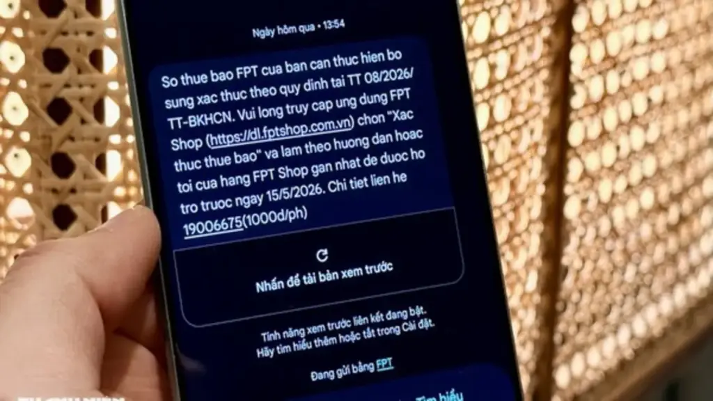 Bắt đầu khóa SIM một chiều với thuê bao chưa xác thực