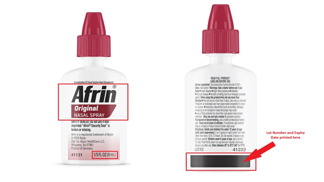 Bayer thu hồi gần 800.000 chai xịt mũi Afrin do nguy cơ gây ngộ độc ở trẻ em