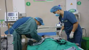 Bé trai 15 tuổi vỡ dạ dày sau cú tông vào bồn hoa, thoát chết ngoạn mục