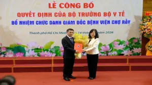 Bệnh viện Chợ Rẫy chính thức có tân Giám đốc: Kỳ vọng lớn từ Bộ trưởng Y tế