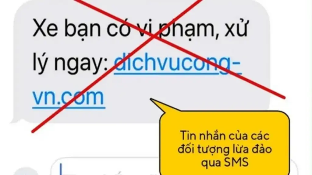 Cảnh báo thủ đoạn lừa đảo "phạt nguội" qua trang web giả mạo dịch vụ công