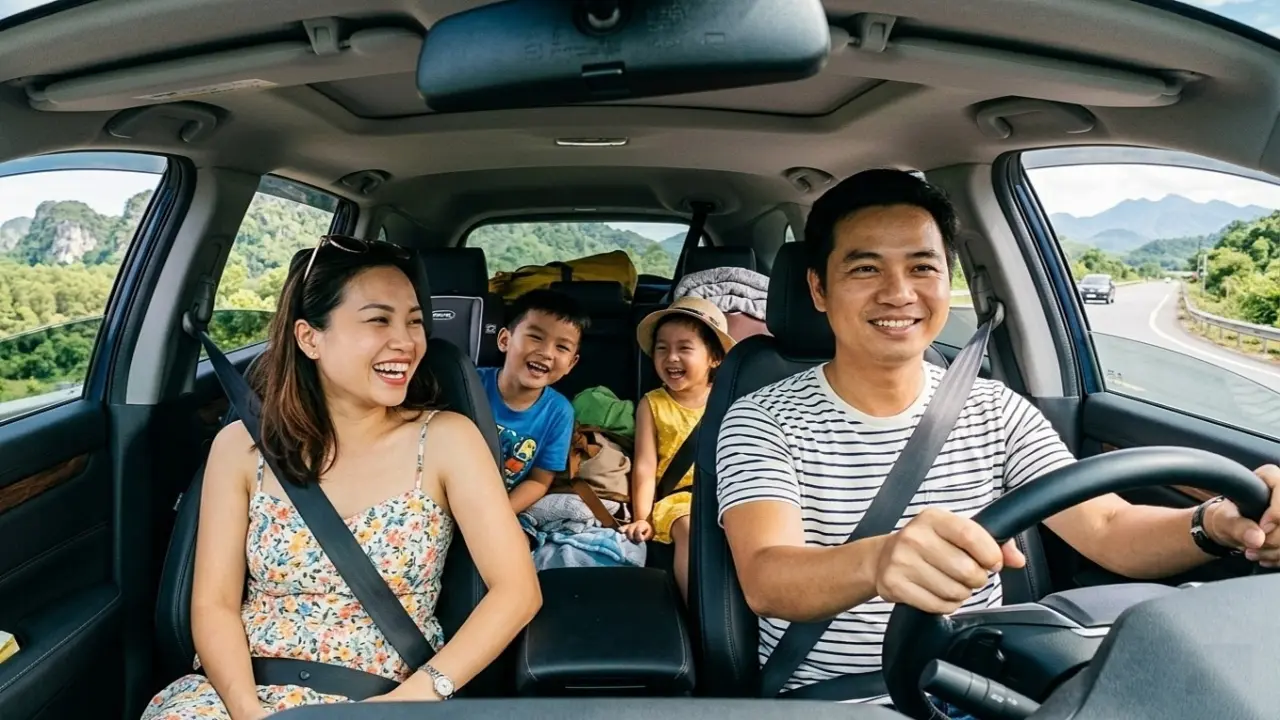 Chi 20 triệu tự lái ôtô 1.500 km đưa gia đình đi chơi Đà Nẵng