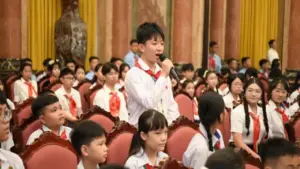 Chia sẻ xúc động của thiếu nhi với Tổng Bí thư, Chủ tịch nước Tô Lâm