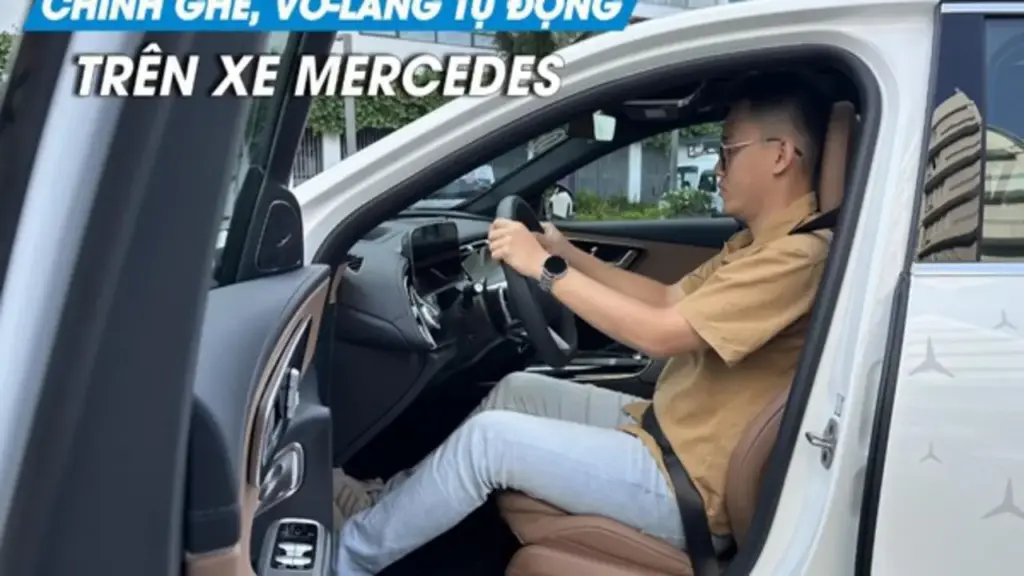 Chỉnh ghế, vô-lăng tự động trên xe Mercedes bằng cách nhập chiều cao