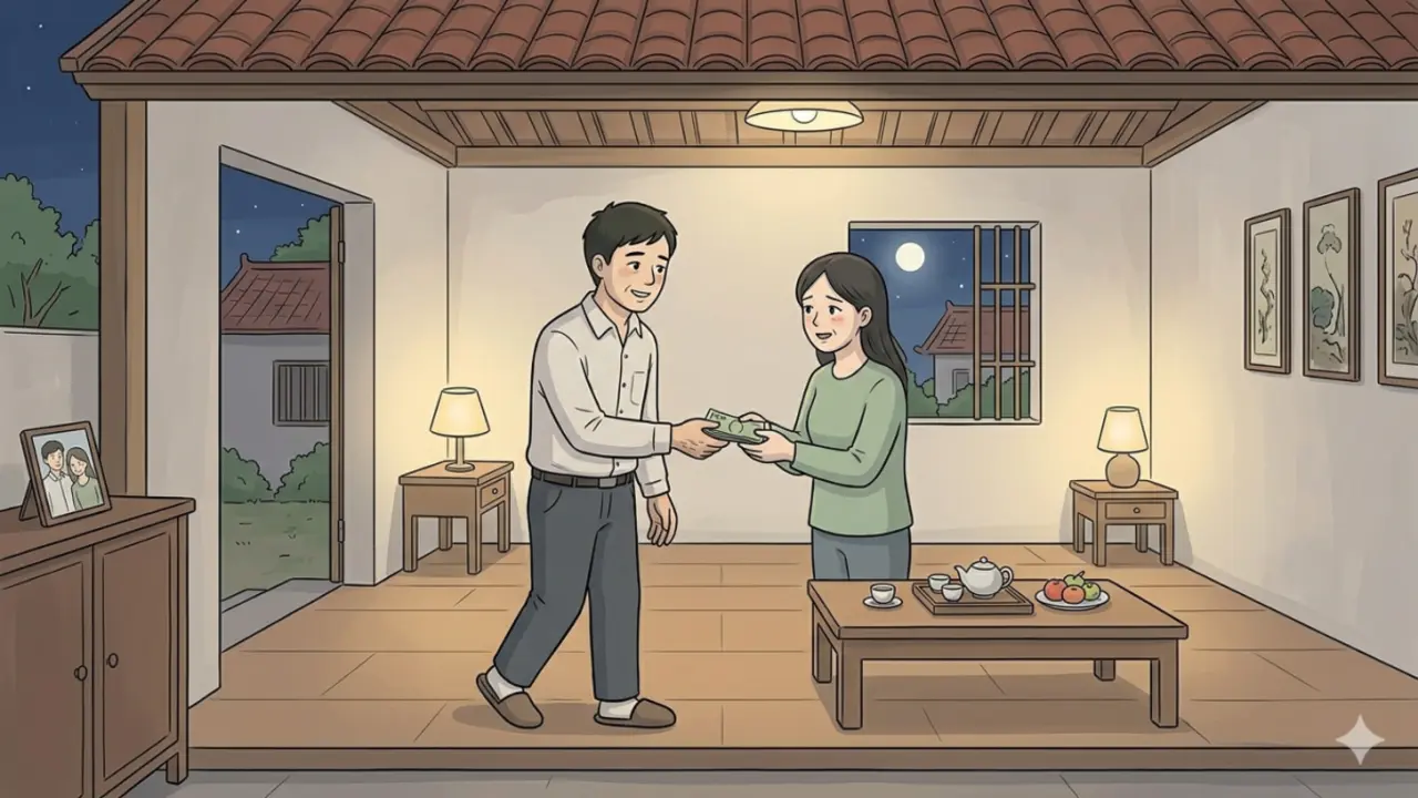 Chồng keo kiệt với bản thân vì mặc cảm làm ra ít tiền