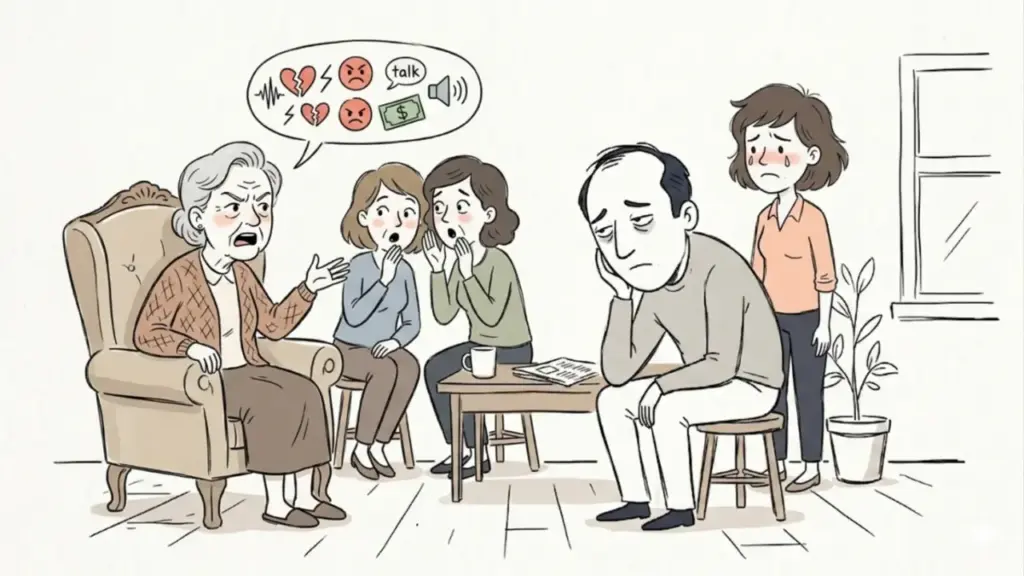Chồng mặc kệ mẹ nói xấu tôi trước mặt họ hàng