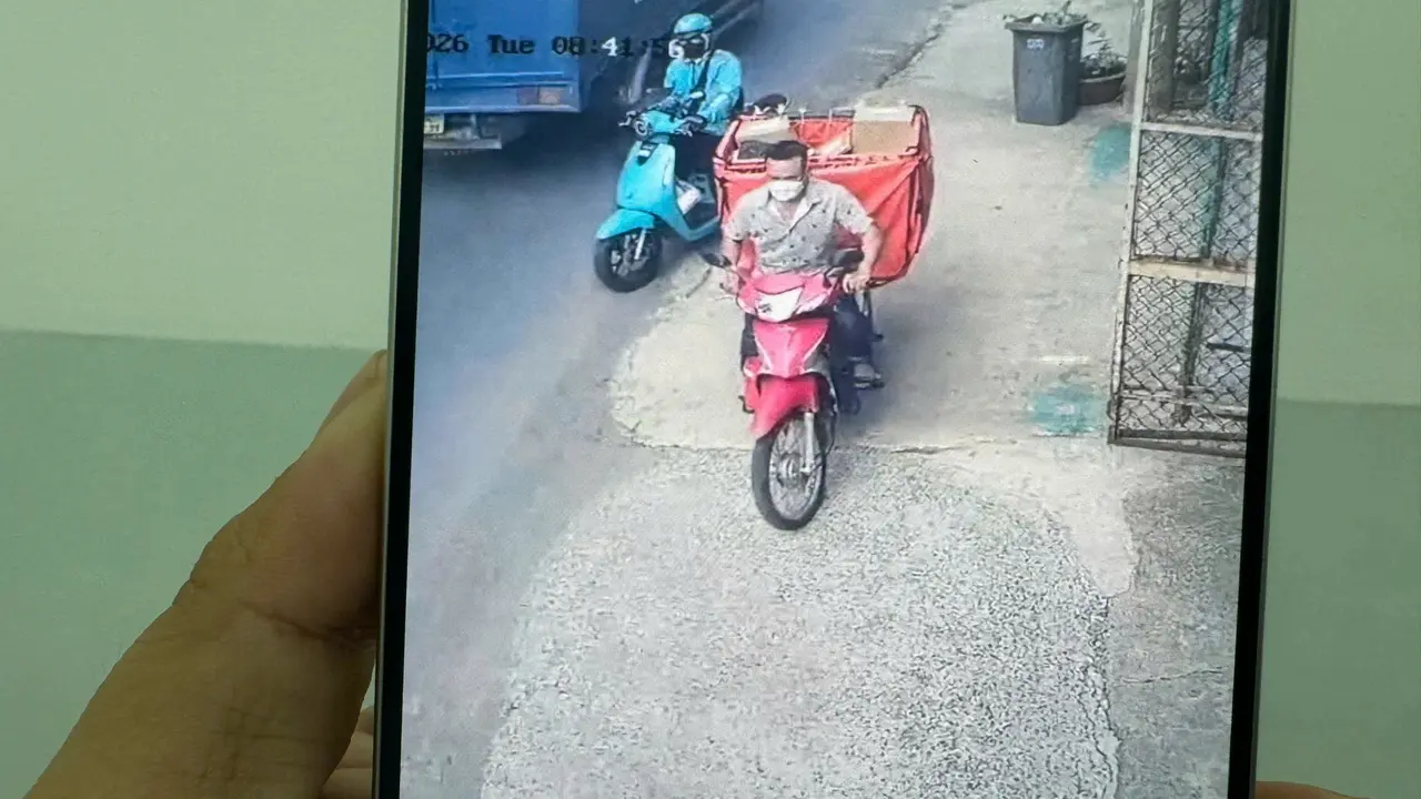 Công an truy tìm kẻ trộm xe của người giao hàng ở Đồng Nai