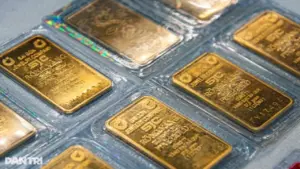 Giá vàng miếng giảm về 164 triệu đồng/lượng
