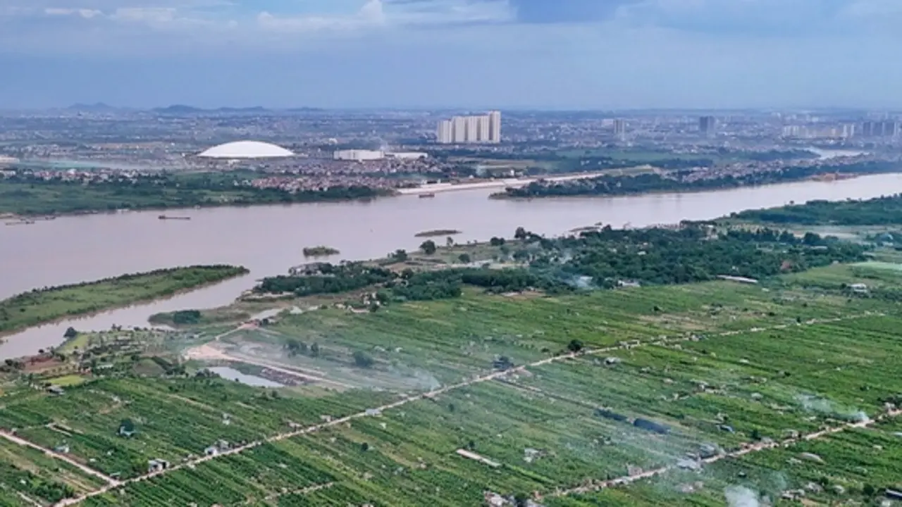 Hà Nội quy hoạch lại toàn bộ khu dân cư ngoài đê sông Hồng