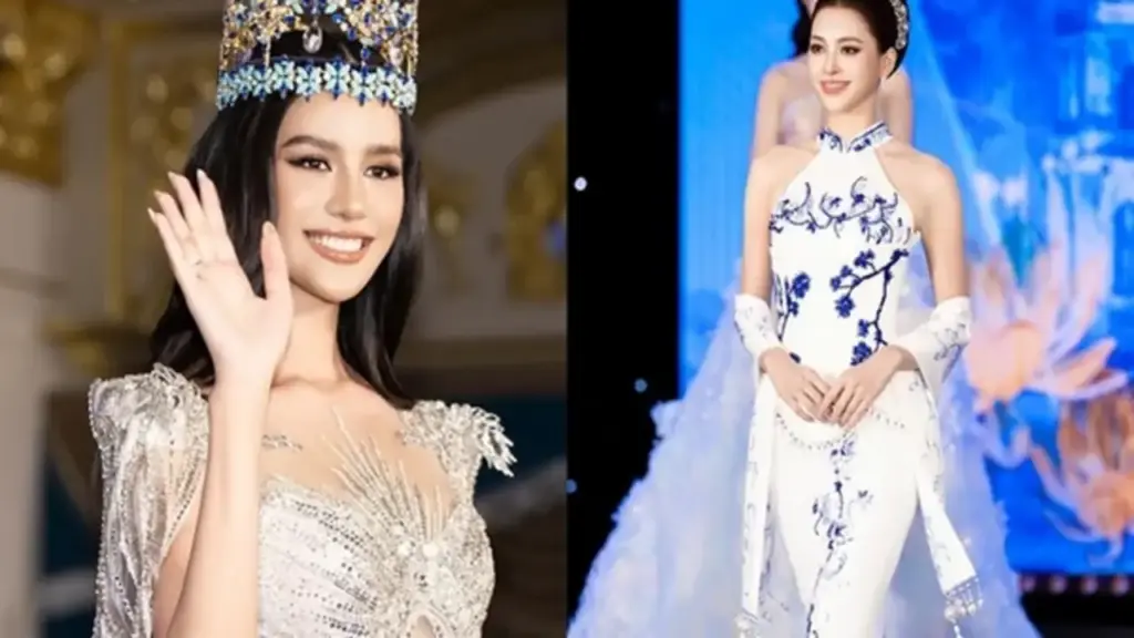 Hoa hậu Tiểu Vy “đọ sắc” cùng Hoa hậu Thế giới Opal Suchata Chuangsri