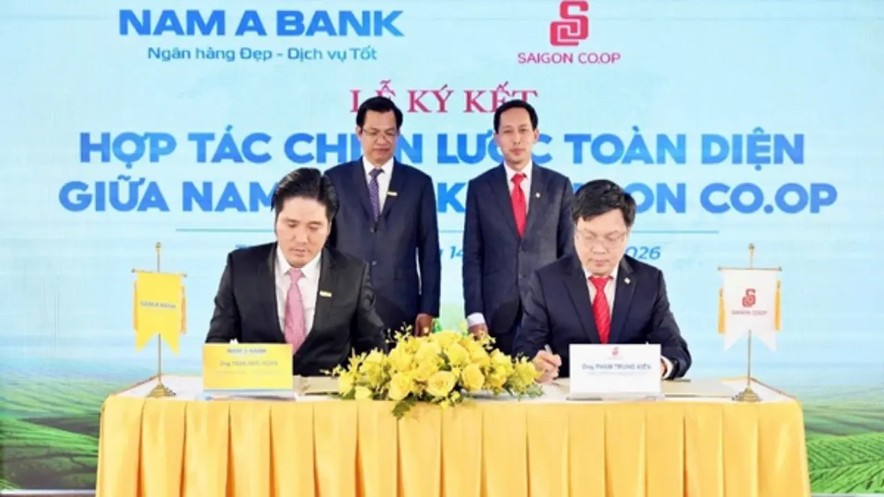 Nam A Bank hợp tác cùng Saigon Co.op phát triển mô hình hệ sinh thái tiêu dùng – tài chính tích hợp