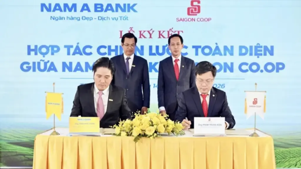 Nam A Bank hợp tác cùng Saigon Co.op phát triển mô hình hệ sinh thái toàn diện