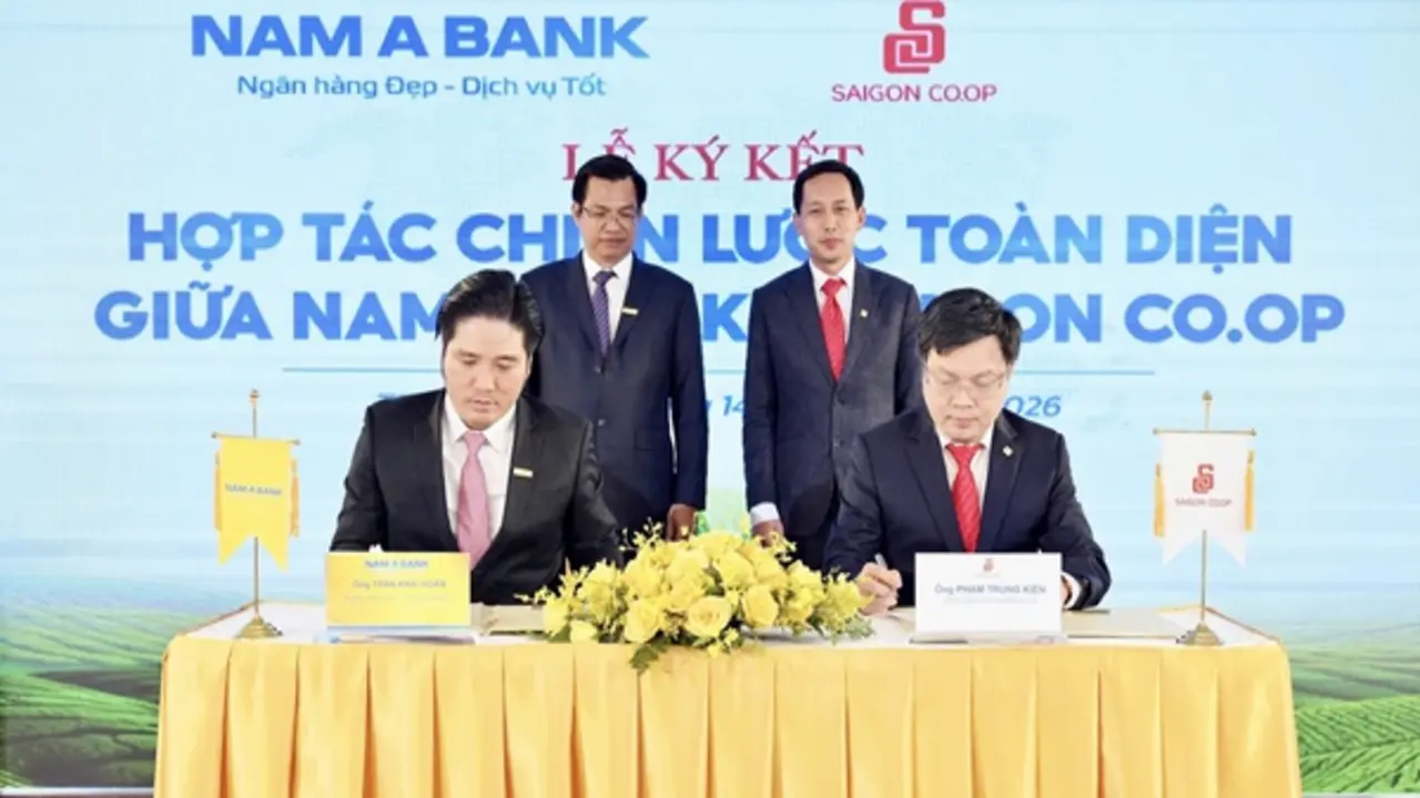 Nam A Bank hợp tác cùng Saigon Co.op phát triển mô hình hệ sinh thái toàn diện