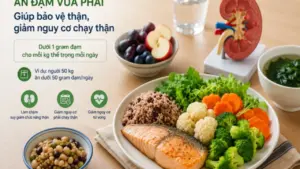 Nghiên cứu tìm ra công thức 'vàng' trong ăn uống 'cứu' người suy thận