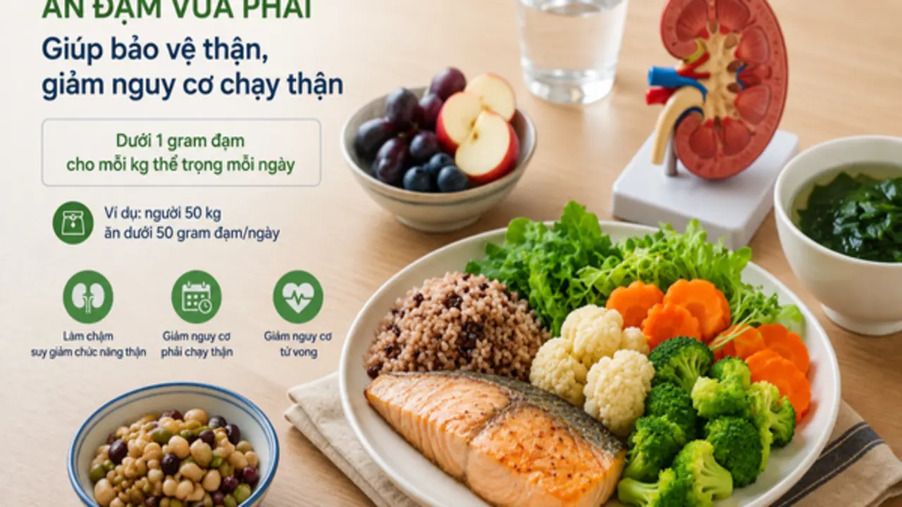 Nghiên cứu tìm ra công thức 'vàng' trong ăn uống 'cứu' người suy thận