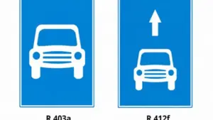 Phân biệt biển báo hiệu dành cho ô tô, chỉ khác nhau dấu mũi tên thế nào?