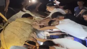 Phút trăm người ở Hà Nội nhấc khối đá khổng lồ cứu người bị kẹt chân