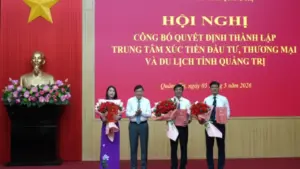 Quảng Trị thành lập Trung tâm Xúc tiến đầu tư, thương mại và du lịch