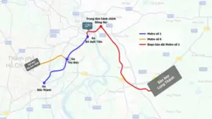 'Sức hút' The Gió Riverside nhờ liền kề 2 ga metro, kết nối 2 sân bay quốc tế