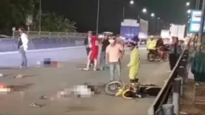 Tai nạn ô tô, xe máy trên Quốc lộ 1, 2 cháu nhỏ thương vong