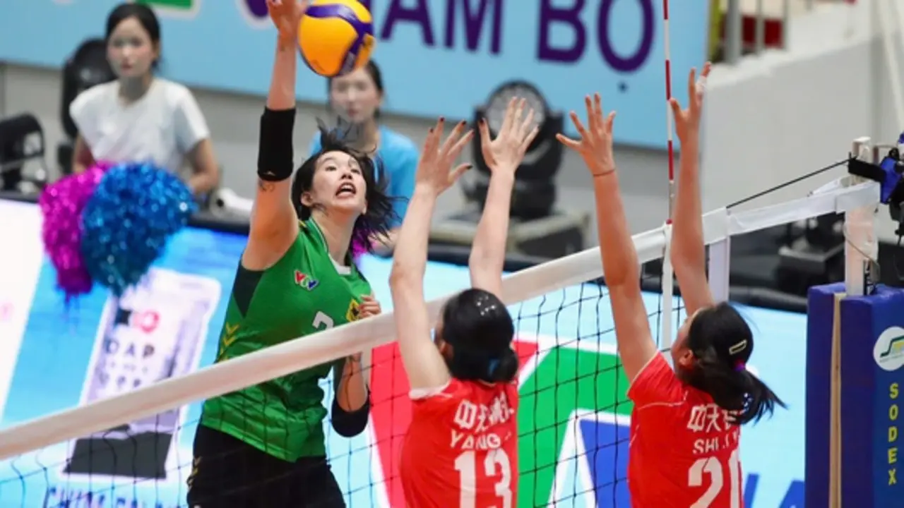 Thanh Thúy bùng cháy, CLB VTV Bình Điền Long An vẫn bị CLB Giang Tô đánh bại